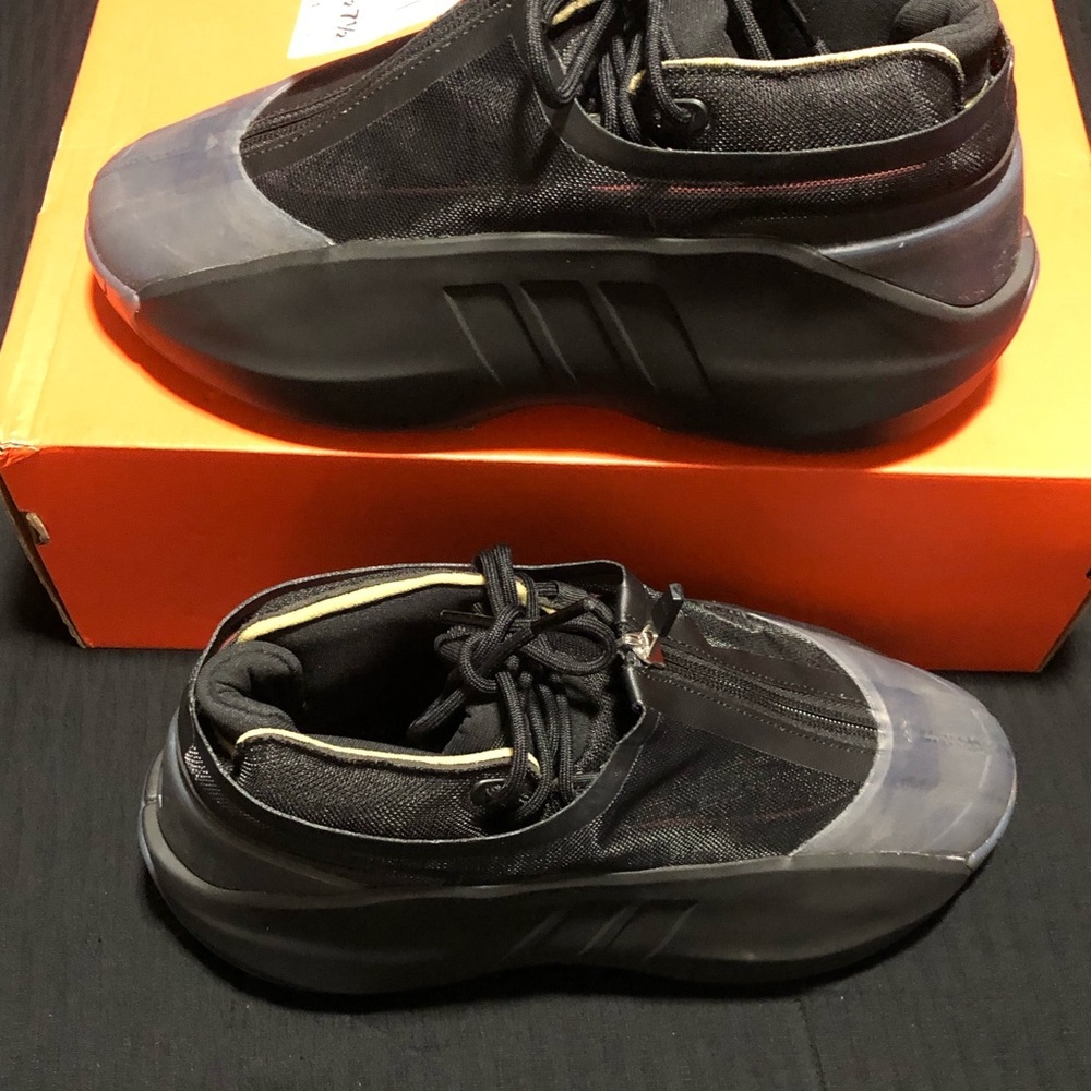 Adidas Unisex Crazy IIINFINITY Ruby Charcoal Basketball Shoe, Size 6.5M/7.5W